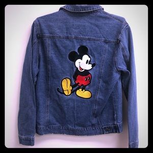New w/o tags Disney Mickey Embroidered Jean Jacket